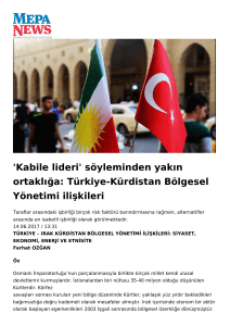 `Kabile lideri` söyleminden yakın ortaklığa: Türkiye