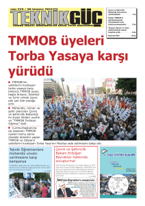 TMMOB üyeleri Torba Yasaya karşı yürüdü
