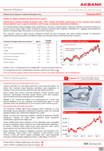 Yatırım Fikirleri: Akbank Borsa İstanbul Temettü 25