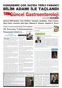 16 / 10 / 2009 - Türk Gastroenteroloji Vakfı
