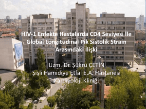 HIV-1 Enfekte Hastalarda CD4 Seviyesi İle Global
