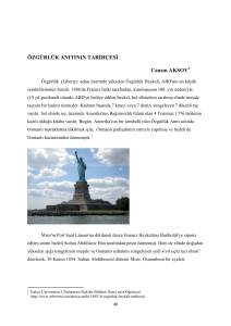 özgürlük anıtının tarihçesi - Uluslararası İlişkiler Öğrenci Dergisi