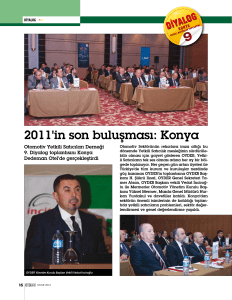 9 2011`in son buluşması: Konya