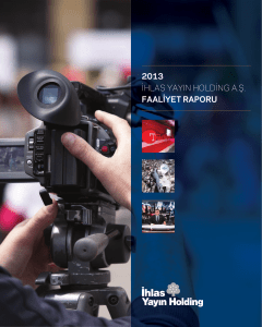 2013 ihlas yayın holding a.ş. faaliyet raporu