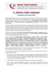 5. dünya türk forumu