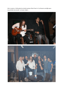 Kıbrıs ın gururu, Virtiöz gitarist ve devlet sanatçısı Okan Ersan la 11