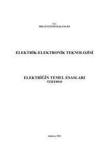 temel elektik elektronik esaslari