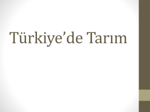 Türkiye`de Tarım - video.eba.gov.tr
