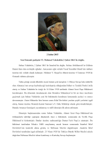 2 Şubat 2015 Son Osmanlı padişahı VI. Mehmed Vahdeddin 2