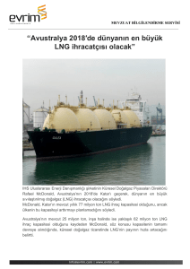 “Avustralya 2018′de dünyanın en büyük LNG ihracatçısı olacak”
