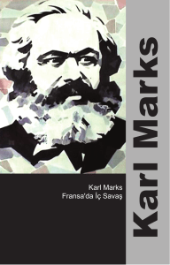 Karl Marks Fransa`da İç Savaş