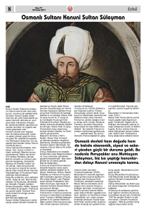 Osmanlı Sultanı Kanuni Sultan Süleyman Erbil
