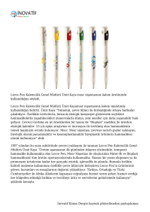 Mısır Nişastası Kalem Üretiminde Kullanılıyor | İnovatif Kimya Dergisi