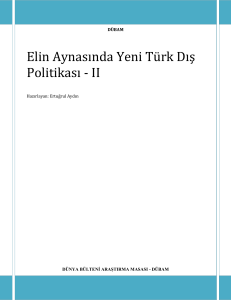 Türk dış politikası hakkında yayınlanan makaleler