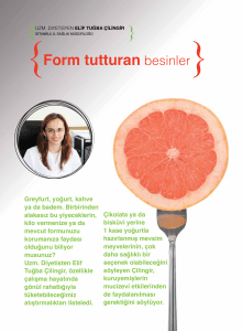 Form tutturan besinler - İstanbul İl Sağlık Müdürlüğü