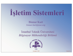 Binnur Kurt İstanbul Teknik Üniversitesi Bilgisayar