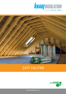 çatı yalıtımı - Knauf Insulation