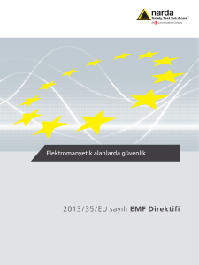 2013/35/EU sayılı EMF Direktifi