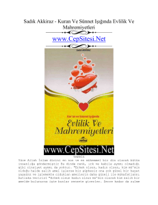 Fethullah G?len`le Amerika`da Bir Ay