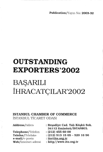 outstandıng exporters`2002