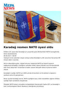 Karadağ resmen NATO üyesi oldu
