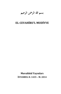 اْلو هار ْلام ضية el-cevahiru`l mudiyye