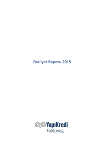 Faaliyet Raporu 2015