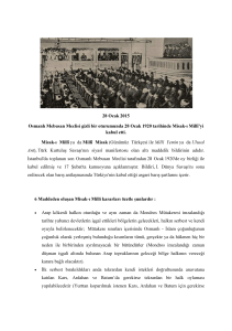 28 Ocak 2015 Osmanlı Mebusan Meclisi gizli bir oturumunda 28