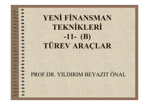 uluslar arası finans ders notları - FİNANSEKOL Prof. Dr. Yıldırım