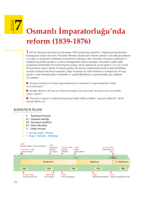 Osmanl› ‹mparatorlu¤u`nda reform (1839-1876)