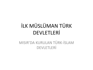 ilk müslüman türk devletleri