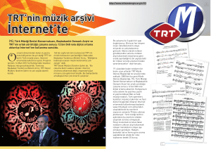 TRT`nin müzik arşivi