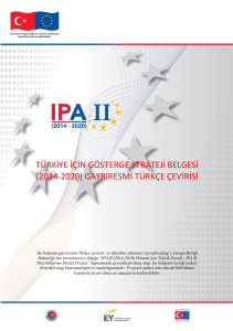 türkiye için gösterge strateji belgesi (2014-2020)
