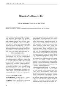 72-80 Diabetes Mellitus
