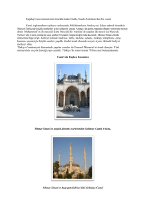 Çağdaş Cami Mimarisi Arabistan