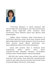 Prof.Dr.Saida Behbudova 11 ekimde Azerbaycan Bakü