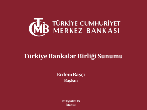 Türkiye Bankalar Birliği Sunumu