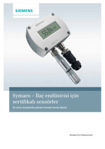 Symaro – İlaç endüstrisi için sertifikalı sensörler