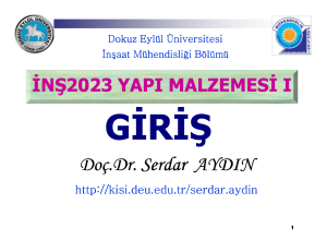 Doç.Dr. Serdar AYDIN - Dokuz Eylül Üniversitesi