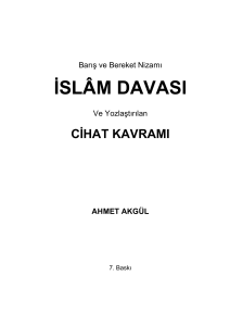 islâm davası - Ahmet AKGÜL