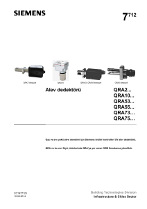 7712 Alev dedektörü QRA2... QRA10... QRA53... QRA55