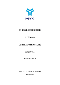 myk tekstil iplik yeterlilik - MYK Web Portal