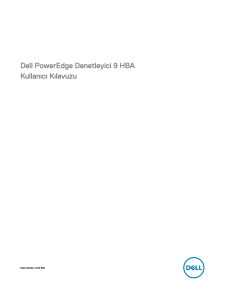 Dell PowerEdge Denetleyici 9 HBA Kullanıcı Kılavuzu