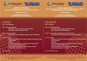 agenda program - Koç Üniversitesi