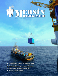 deniz ticareti - Mersin Deniz Ticaret Odası