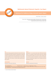 Methimazole Induced Cholestatic Hepatitis