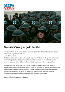 Dunkirk`ün gerçek tarihi