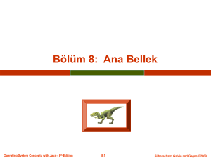Bölüm 8: Ana Bellek