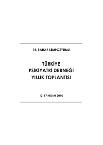 türkiye psikiyatri derneği yıllık toplantısı