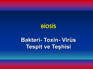 Slayt 1 - Biosis IDC - Biyolojik Ajan Tespit Sistemi